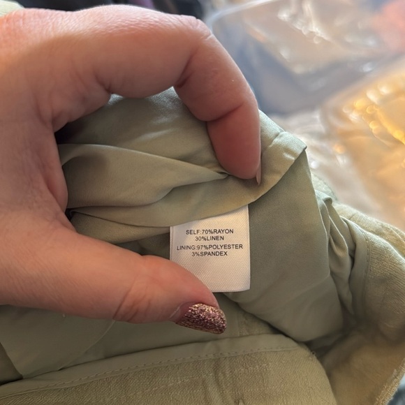 Altar'd State Tessa Linen Trouser Pants - Picture 5 of 10